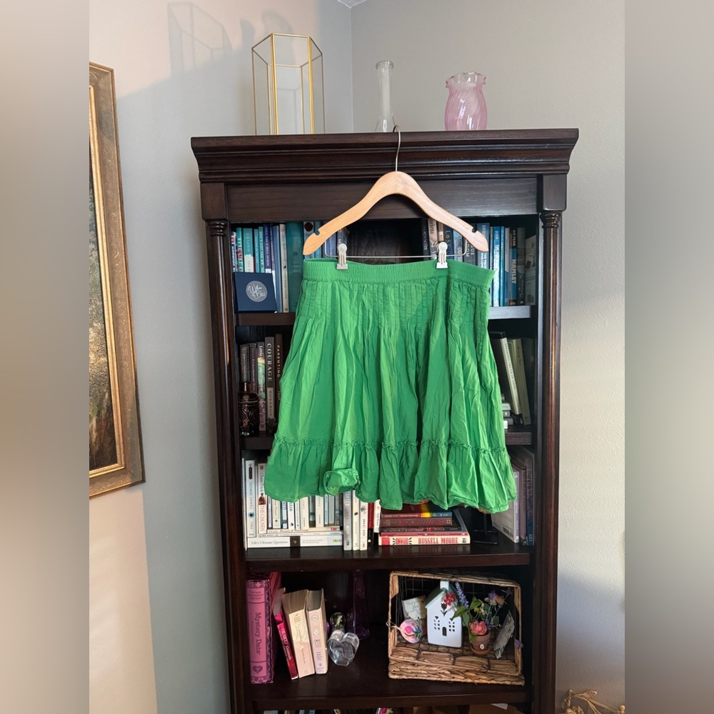 GAP Vibrant Green Mini Skirt